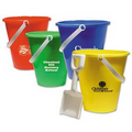 Assorted Colors 9" Pails w/ Shovel